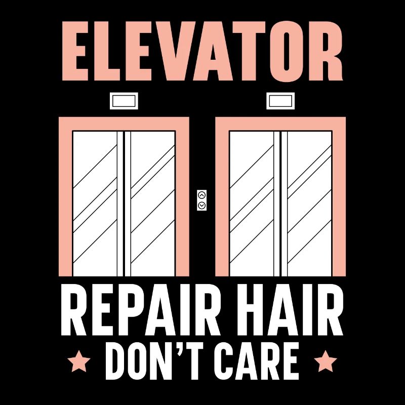 Elevator repair Hair doesn't matter Elevator operator A