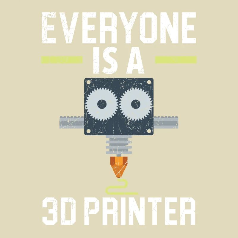 Jeder ist ein 3D-Drucker, Machinist, CNC-Programmi