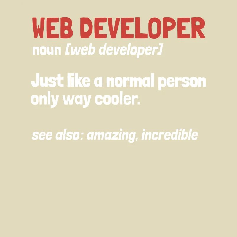 Web Entwickler Webdeveloper Definition