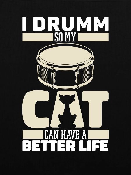 Drums Drummer Drummer Cat