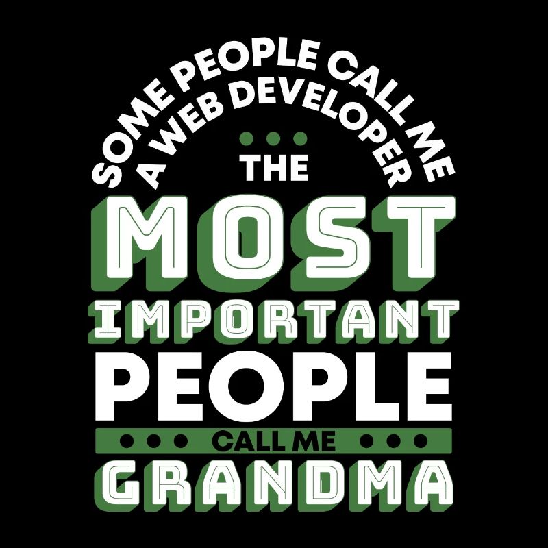 Web Entwickler Webdeveloper Oma