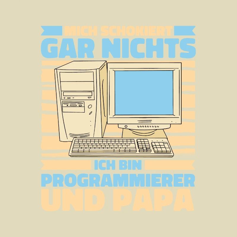 Entwickler Coder Programmierer Vater