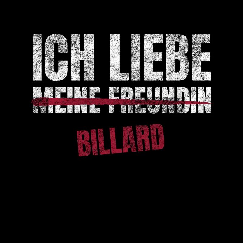 Billard Ich Liebe Zeitvertreib Hobby