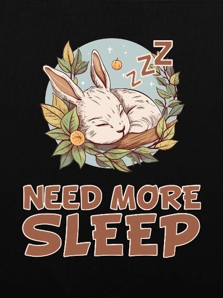 Schlafende Hasennachtkleidung - Serene Sleep