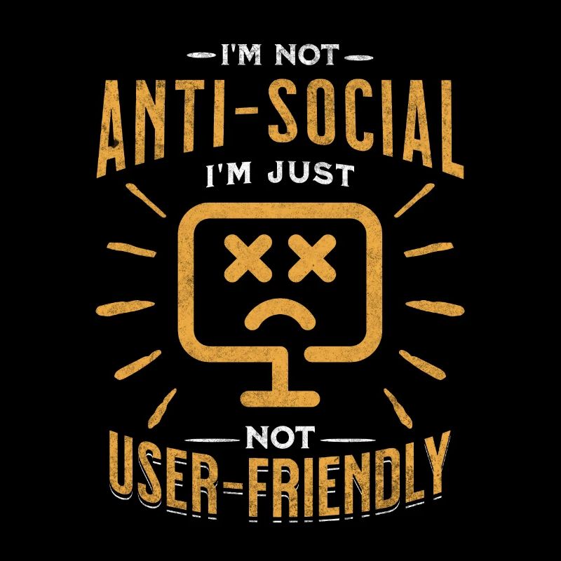 Pas antisocial, juste respectueux du code