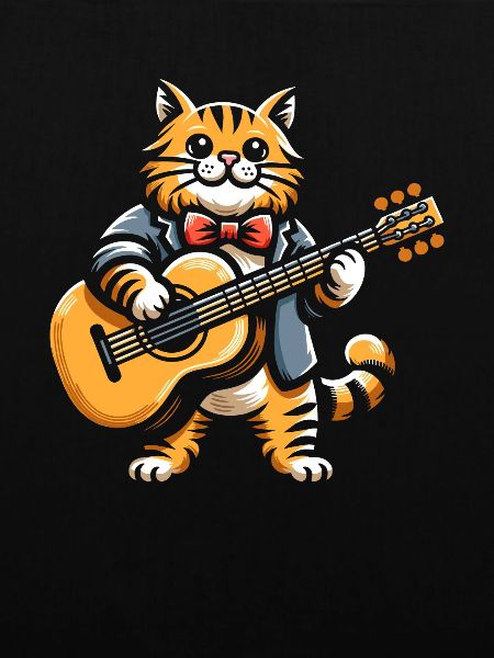 Akustikgitarre Katze