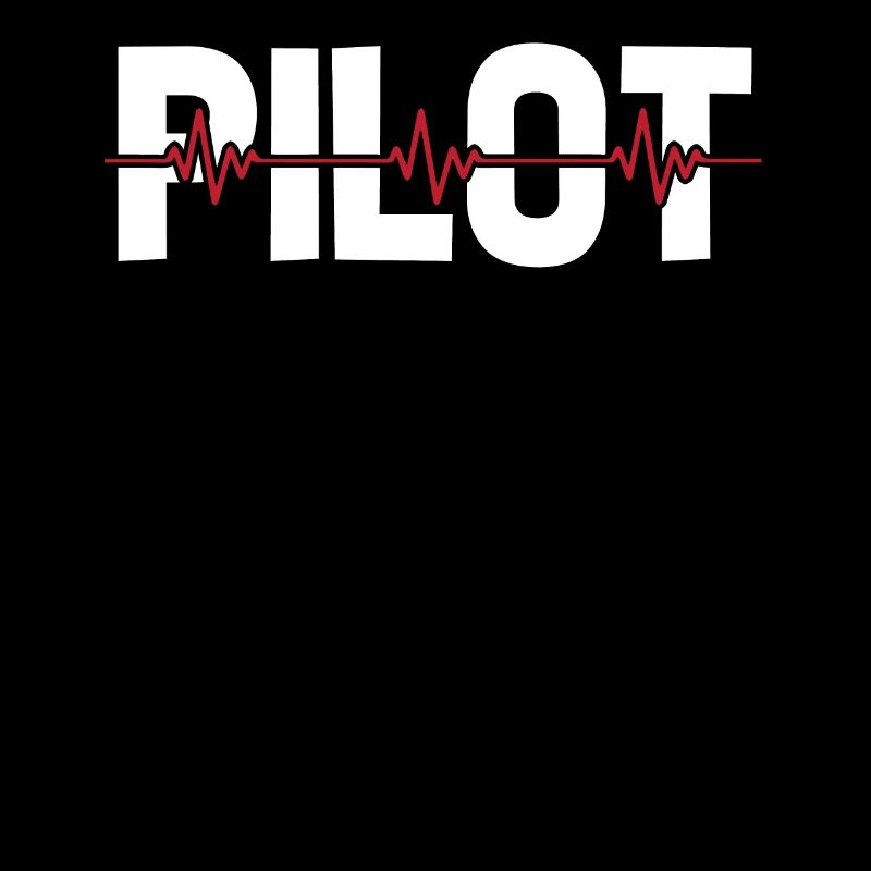 Flugzeug Pilot Ekg Heartbeat
