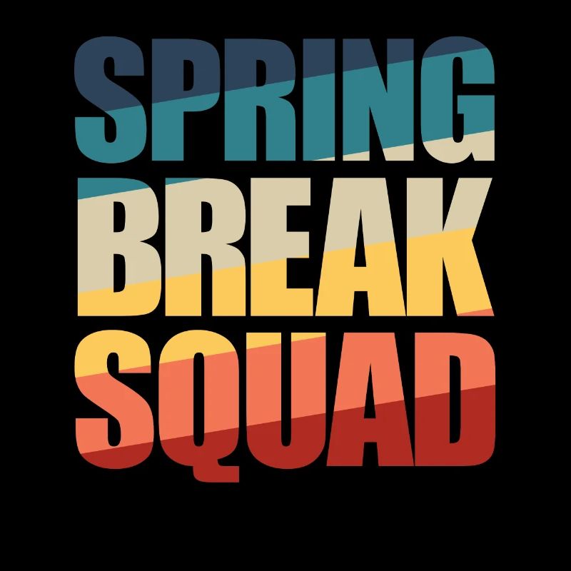 Spring Break Squad Retro Spring Break