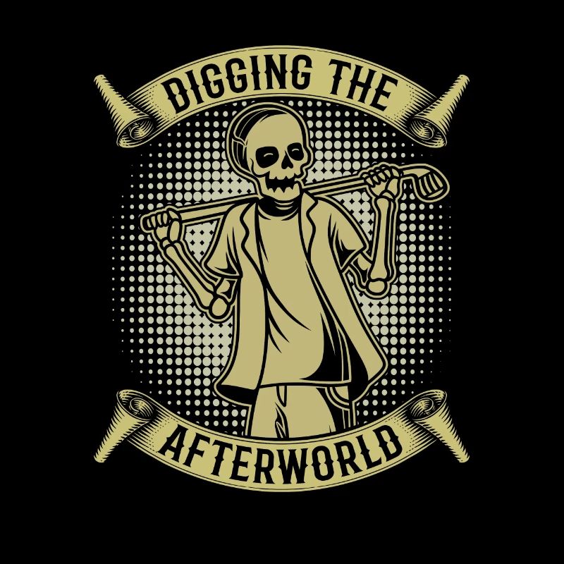 Golf Golfer Golfing Skeleton