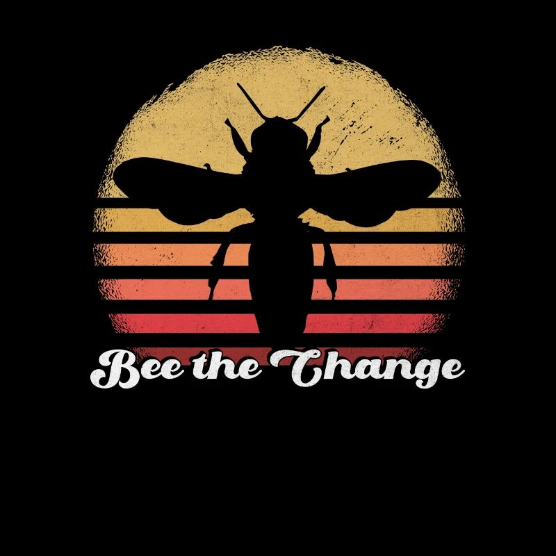 Bee The Change Motivation Bee Art