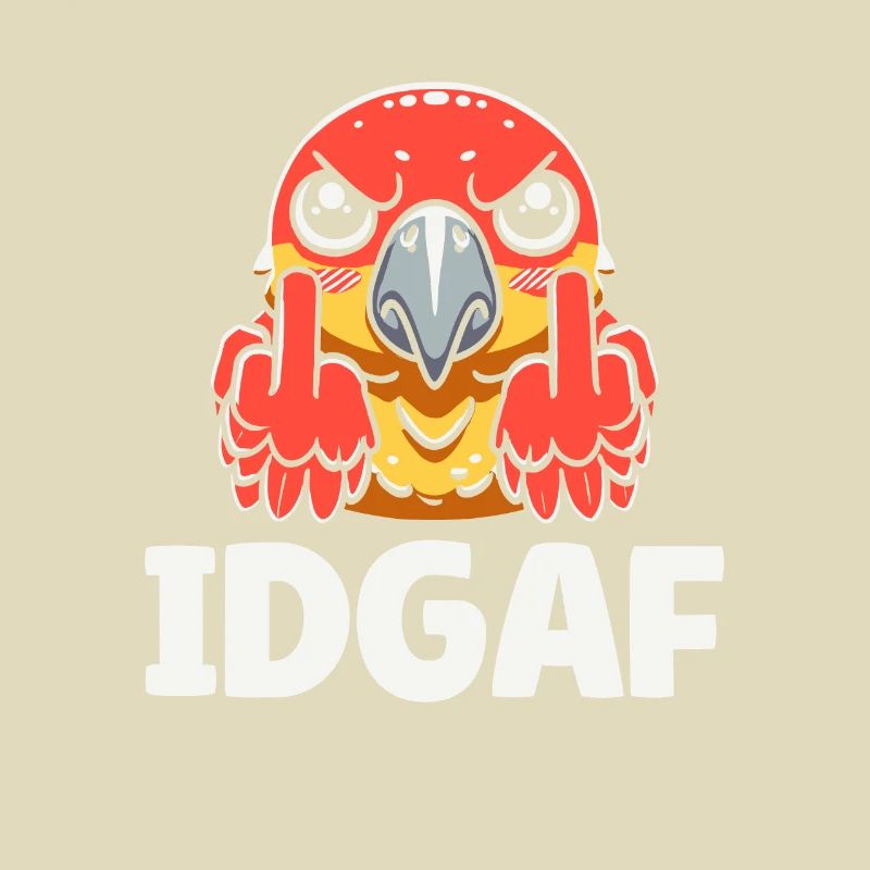 Papagei Idgaf