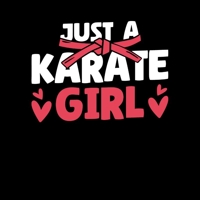Karaté juste une fille de karaté