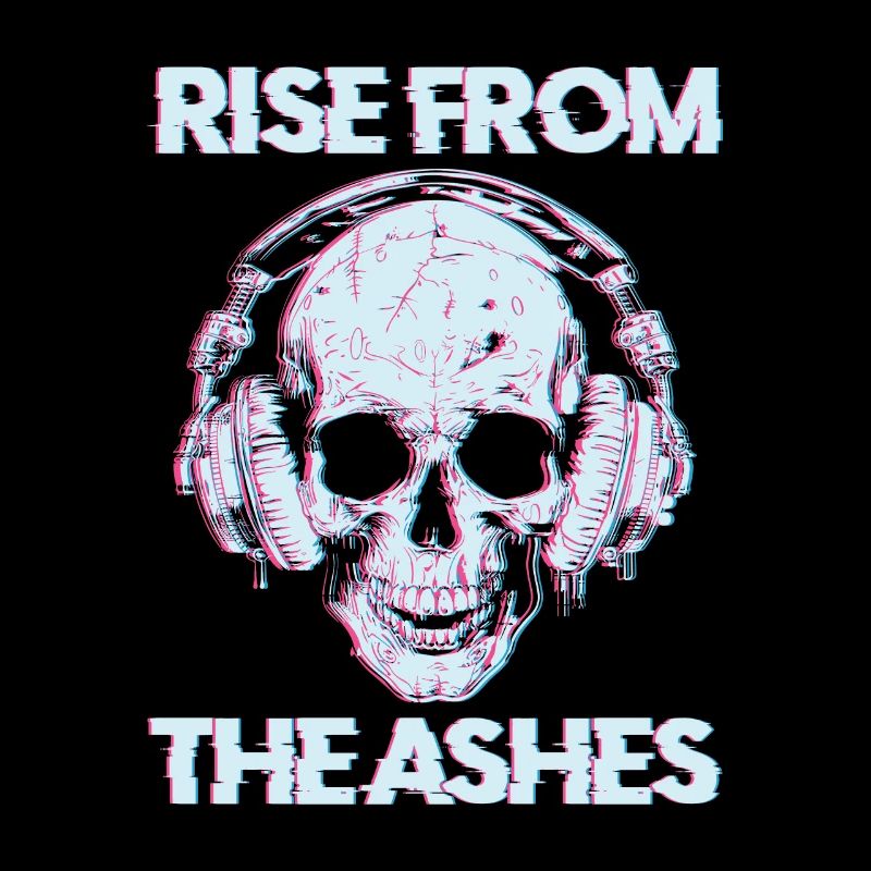 Crâne Techno Raver