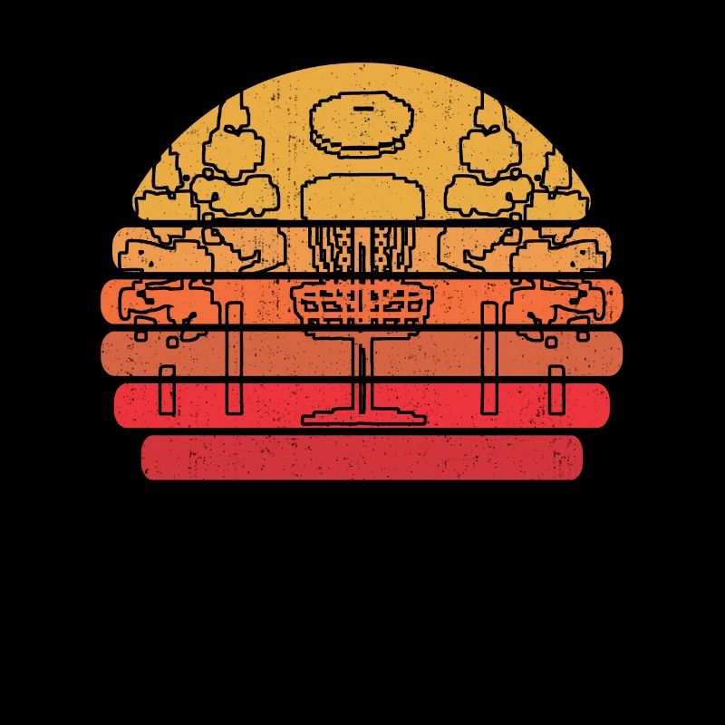 Frisbee Golf Disc Golf 8 Bit