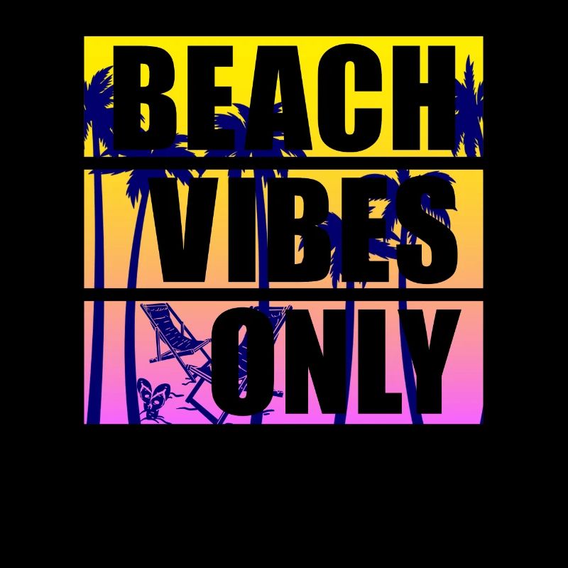 Beach Vibes Only Retro Beach Vacation Surf Beach