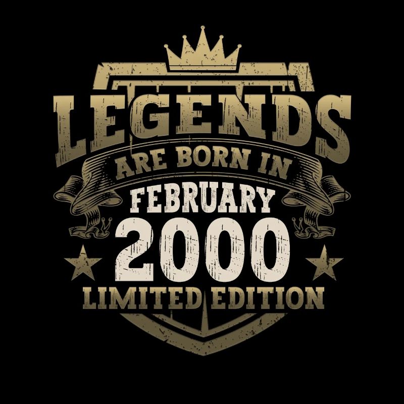 February Year 2000 23rd birthday gift man