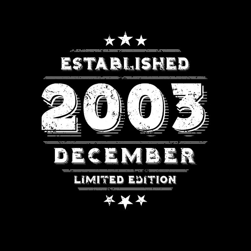 Anniversaire en décembre 2003 - décembre
