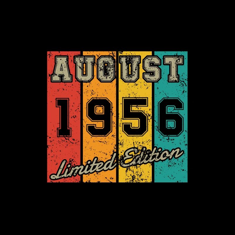 Date de naissance : Août 1956 - Édition limitée rétro