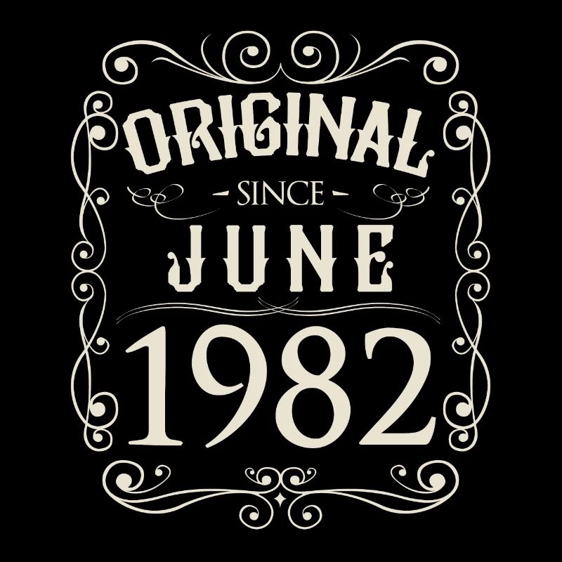 Vintage - Original since Juni 1982 Geburtstag