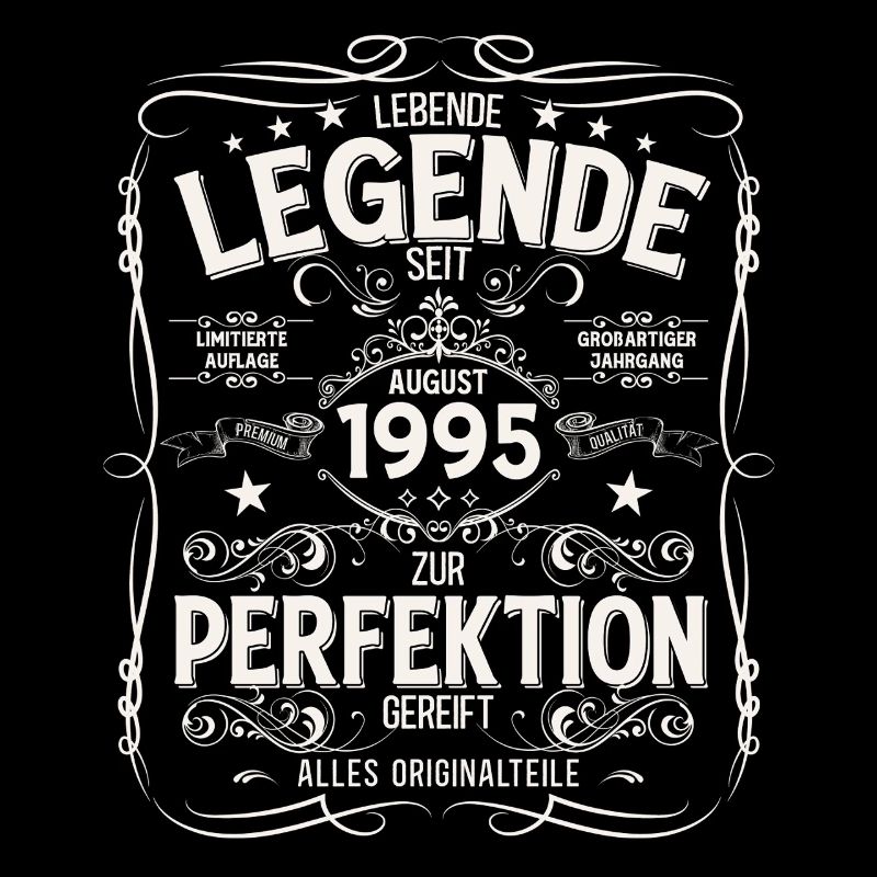 30. Geburtstag Geschenk Mann Legende August 1995