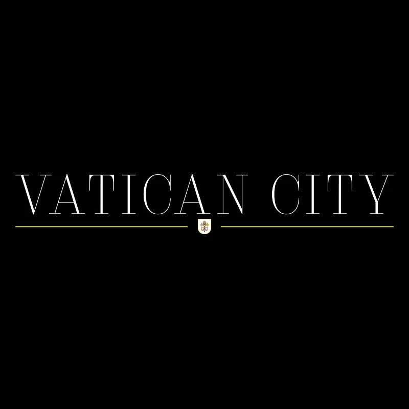 T-shirt de design de style de la Cité du Vatican