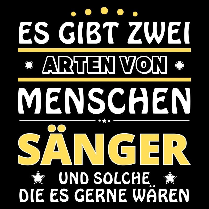 Sänger Geschenk - zwei Arten von... Design