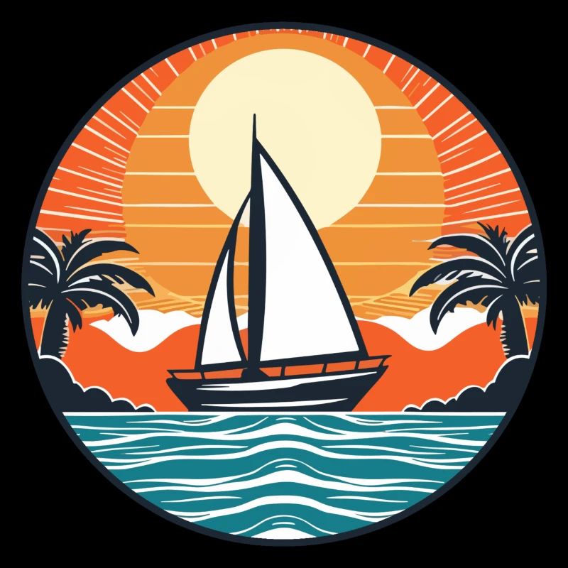 Segelboot Retro