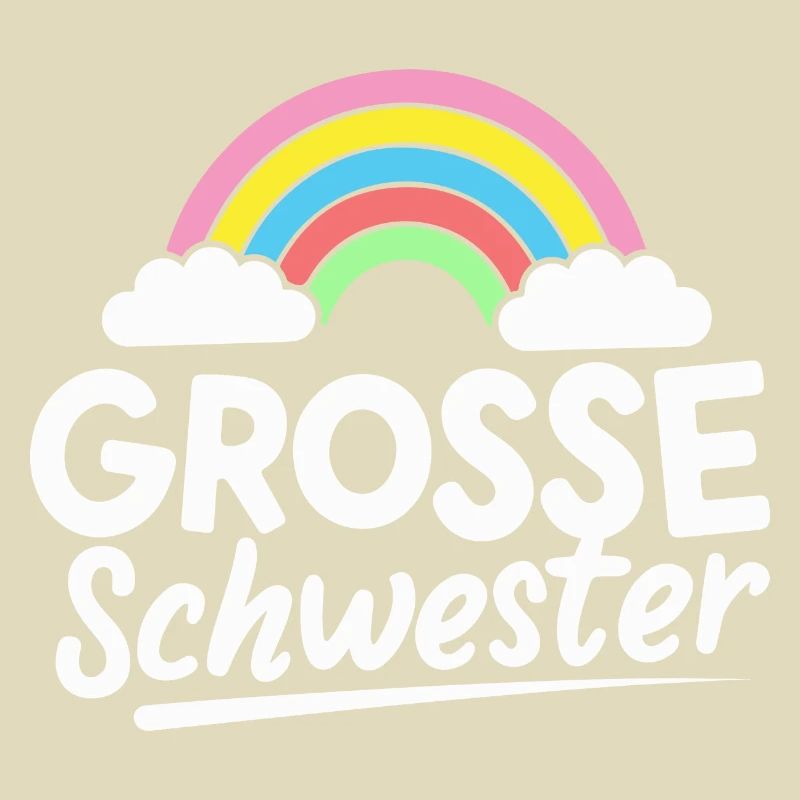 Große Schwester Regenbogen Schwangerschaft