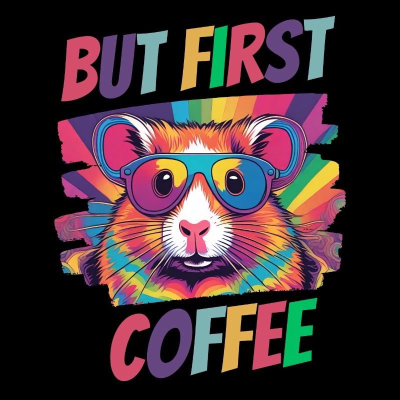 But first Coffee Hamster wird nach Kaffee wach