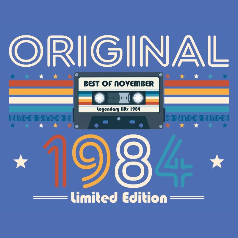 40th Birthday Vintage November 1984 Cassette 84