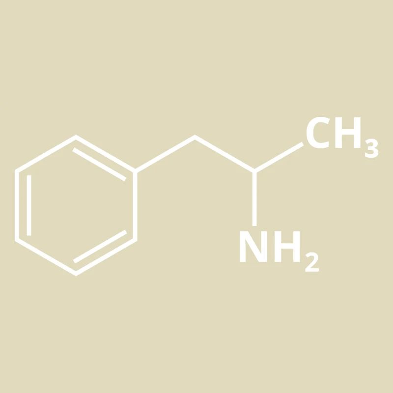 Amphetamine Molecule Speed Formule de médicaments Amphe Pep