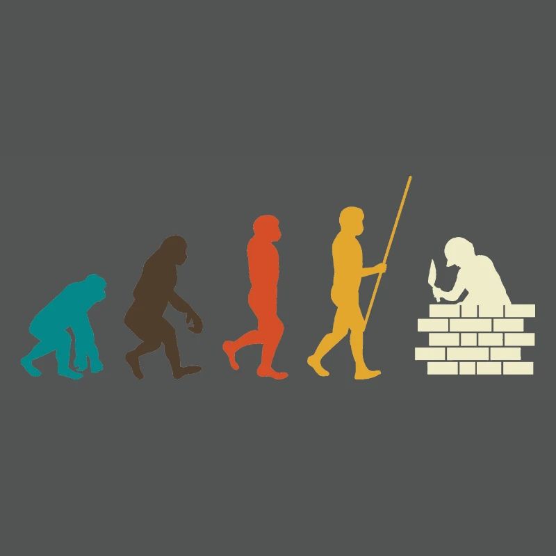 Maurer Evolution Artisan Construction Worker Gift