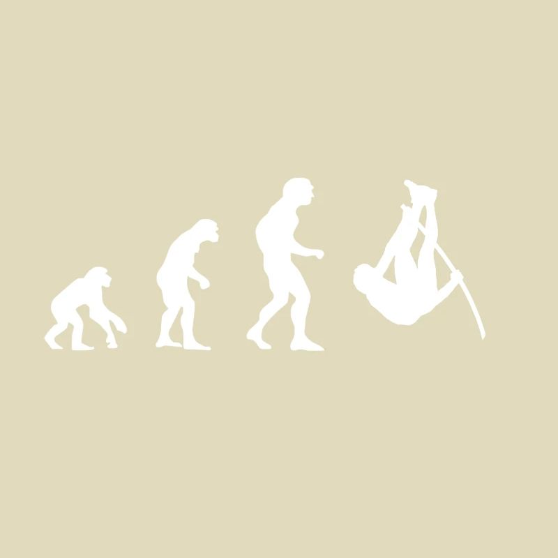 Evolution, saut à la perche de singe, saut à la perche