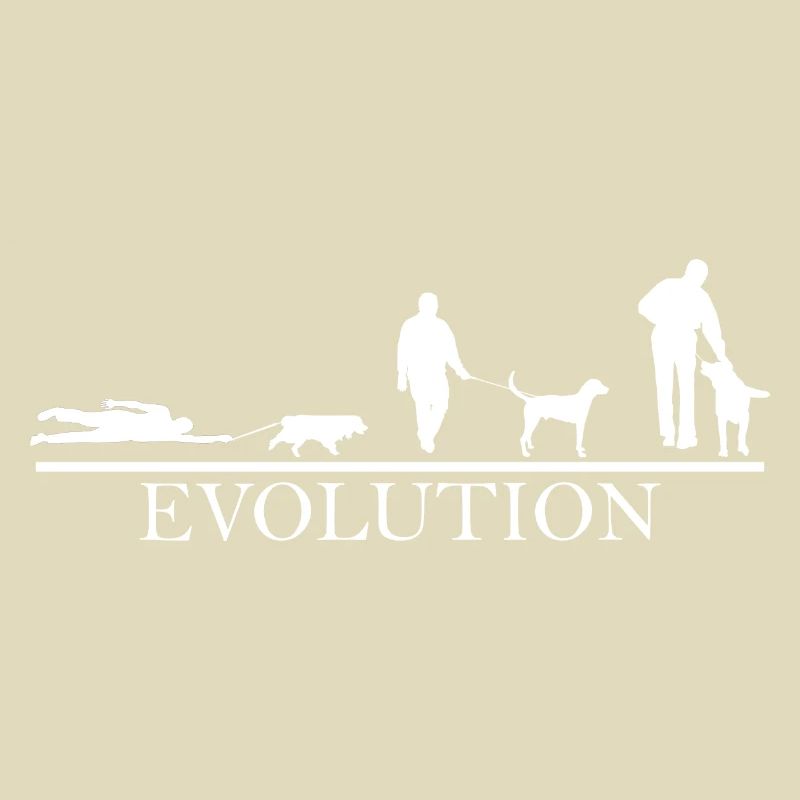 Evolution Gassi gehen Hund