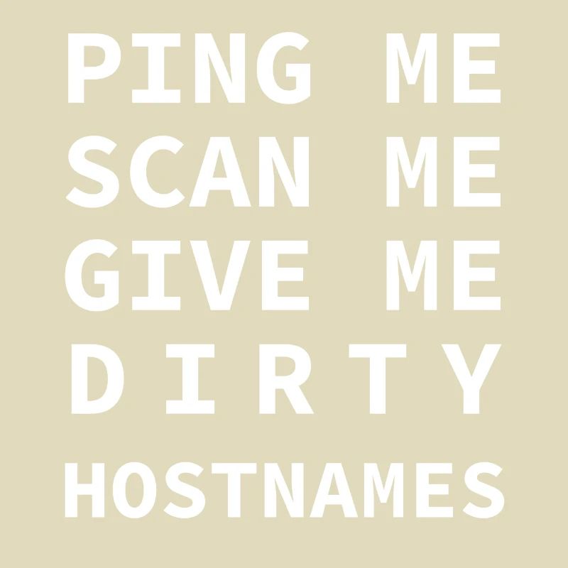 Ping Me Scan Me Dirty Hostnames Network Admin