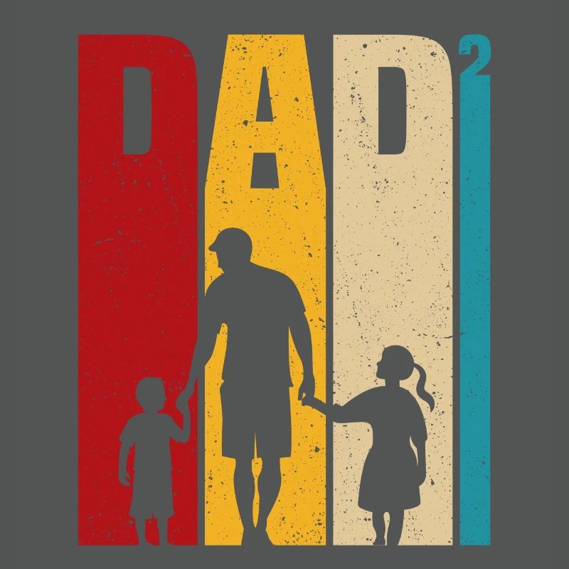 Padre e figlio - padre e figlia, padre figlio e figlia