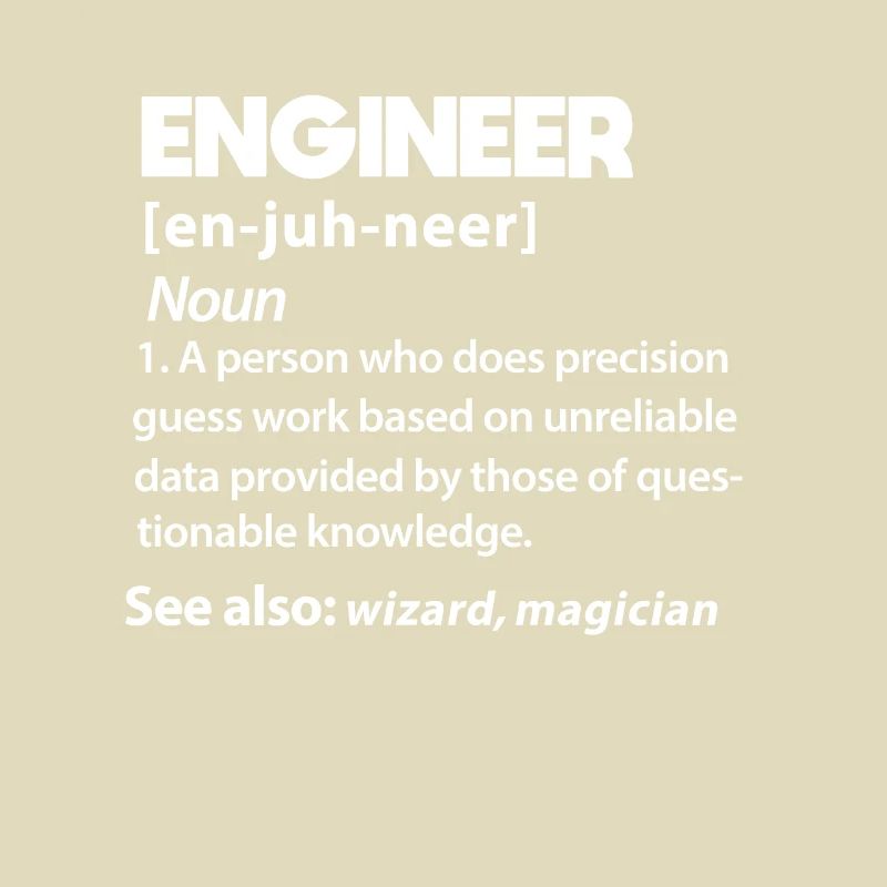 Engineer Engineer Training Career Gift