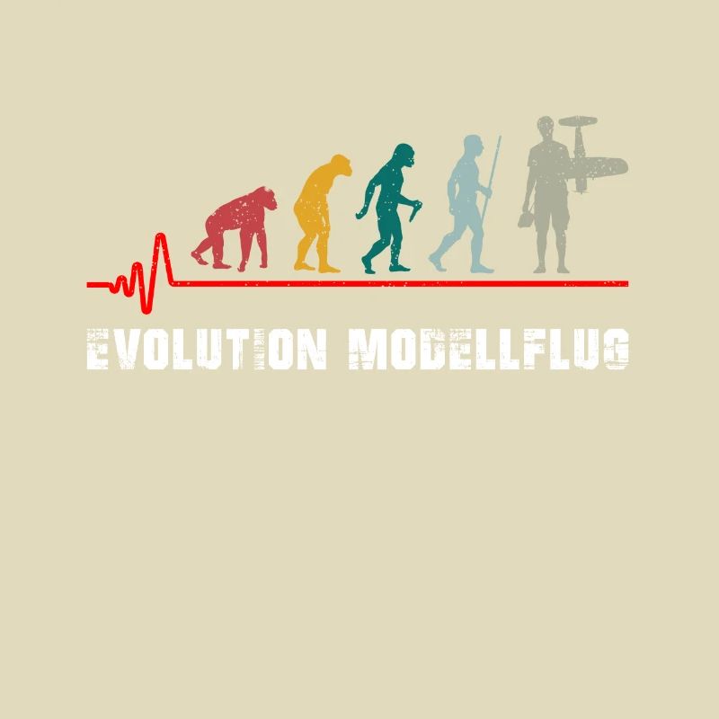 Model flight evolution retro vintage gift