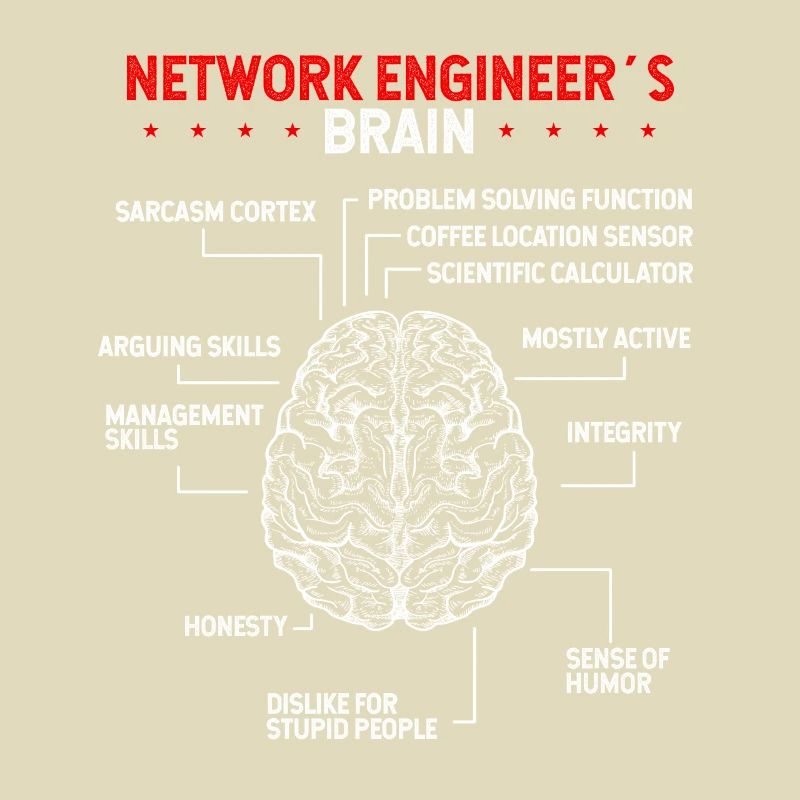 Network Engineering Brain Server Network Engineer