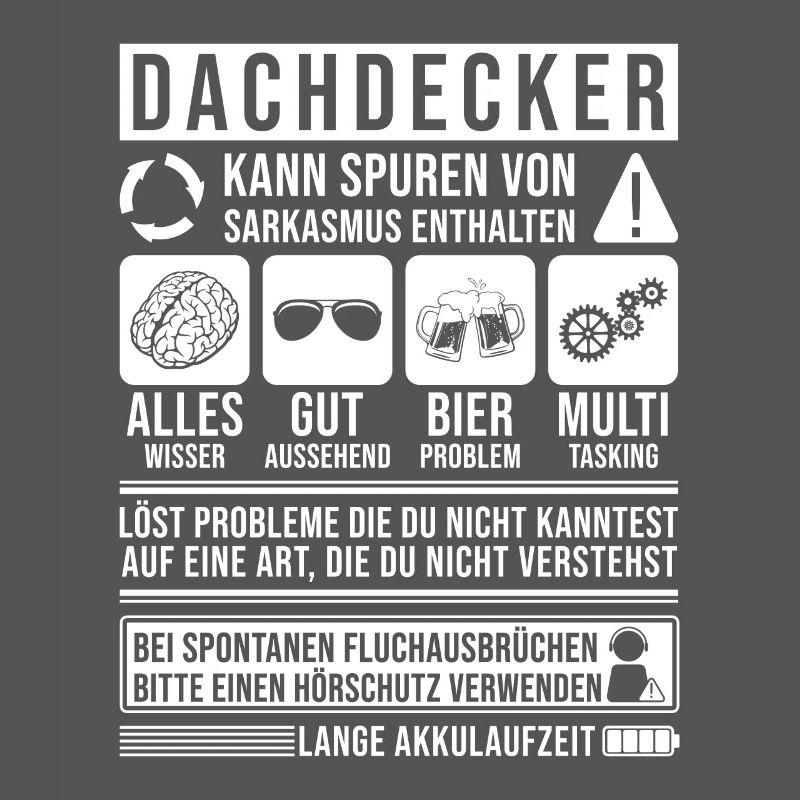 Dachdecker Sprüche Dachdecker