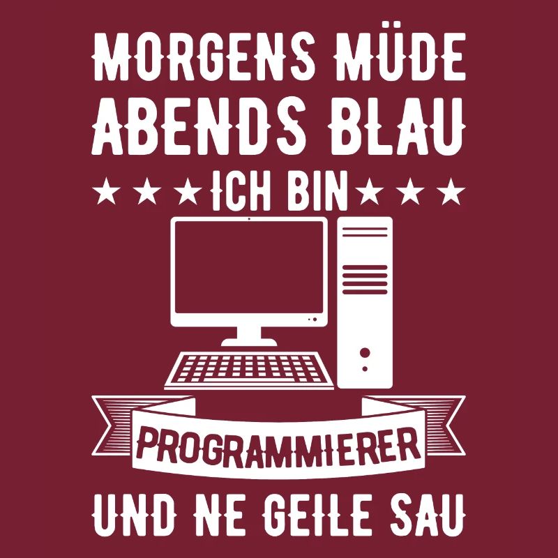 Morgens Müde Abends Blau Programmierer