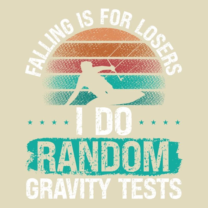 Kiteboarder Random Gravity Test Falling Kite