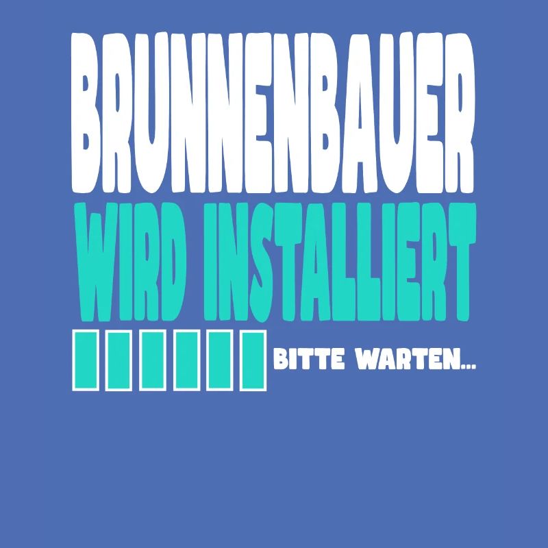 Brunnenbauer wird installiert