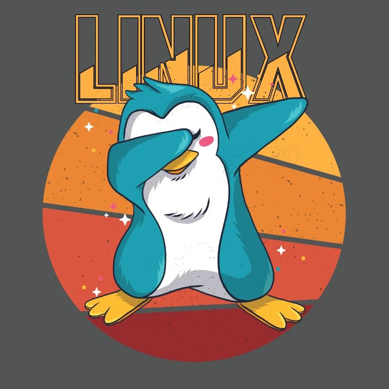 Geek Linux Root Party Penguin Nerd Programmer Comp