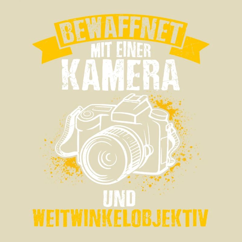 Bewaffnet mit einer KAMERA und WEITWINKELOBJEKTIV