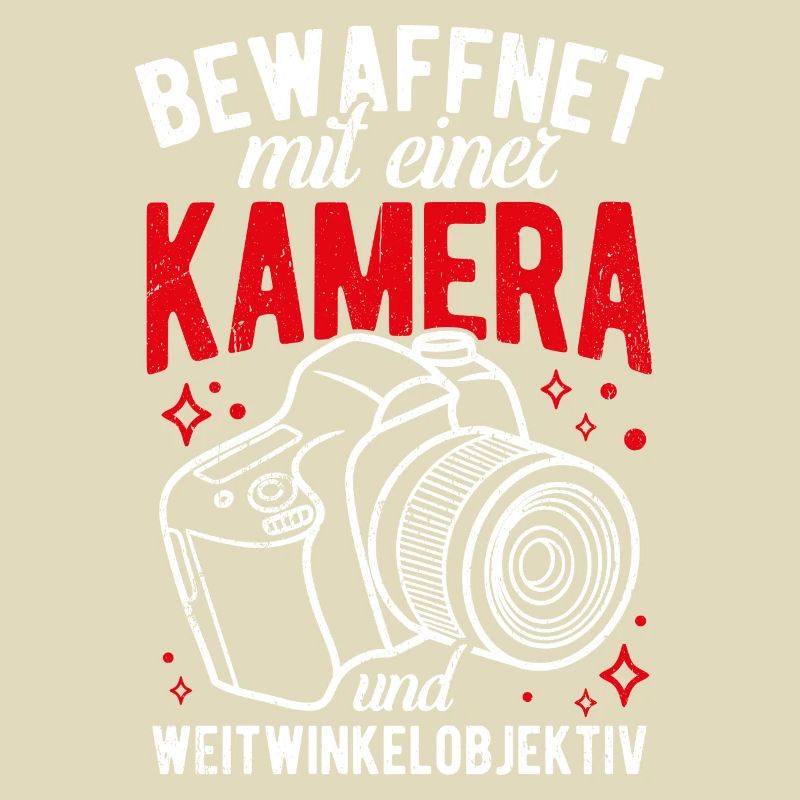 Bewaffnet mit einer KAMERA und WEITWINKELOBJEKTIV
