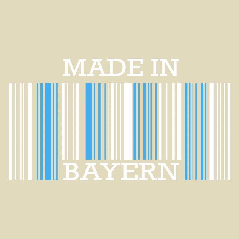 Bayern Strichcode Barcode made in Bayern