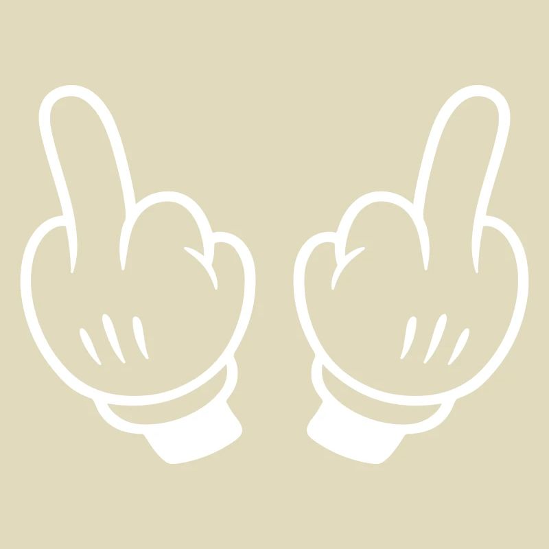Middle Finger Hand Comic