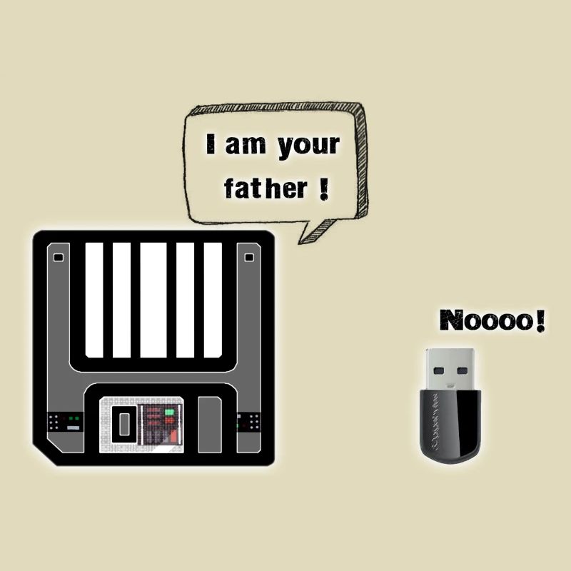 Diskette auf USB-Stick