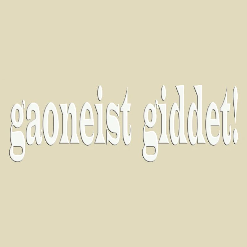 gaoneist giddet